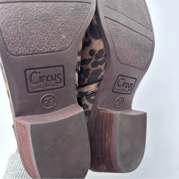 SAM EDELMAN CIRCUS preston leopard ankle bootie - Picture 6 of 12